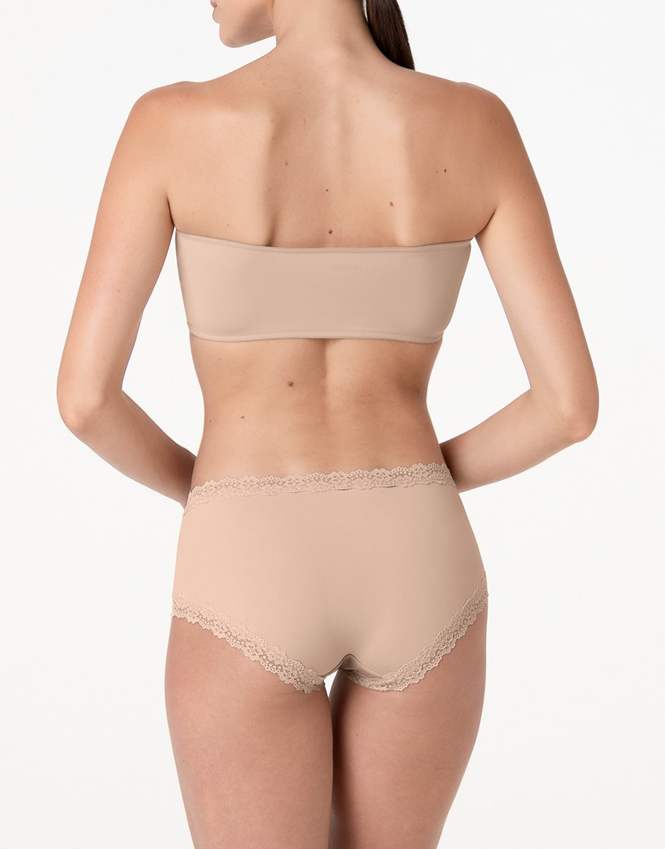 Lovable So Lacy Panties Lacy Micro culotte microfibra nudo chiaro