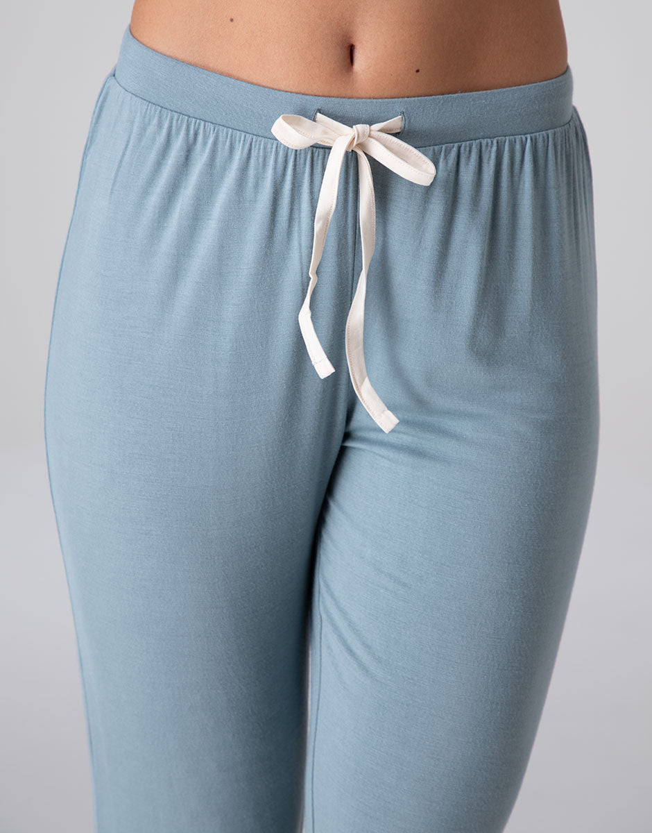 Lovable Basic Soul pantaloni lunghi con polsino in viscosa elasticizzata carta da zucchero