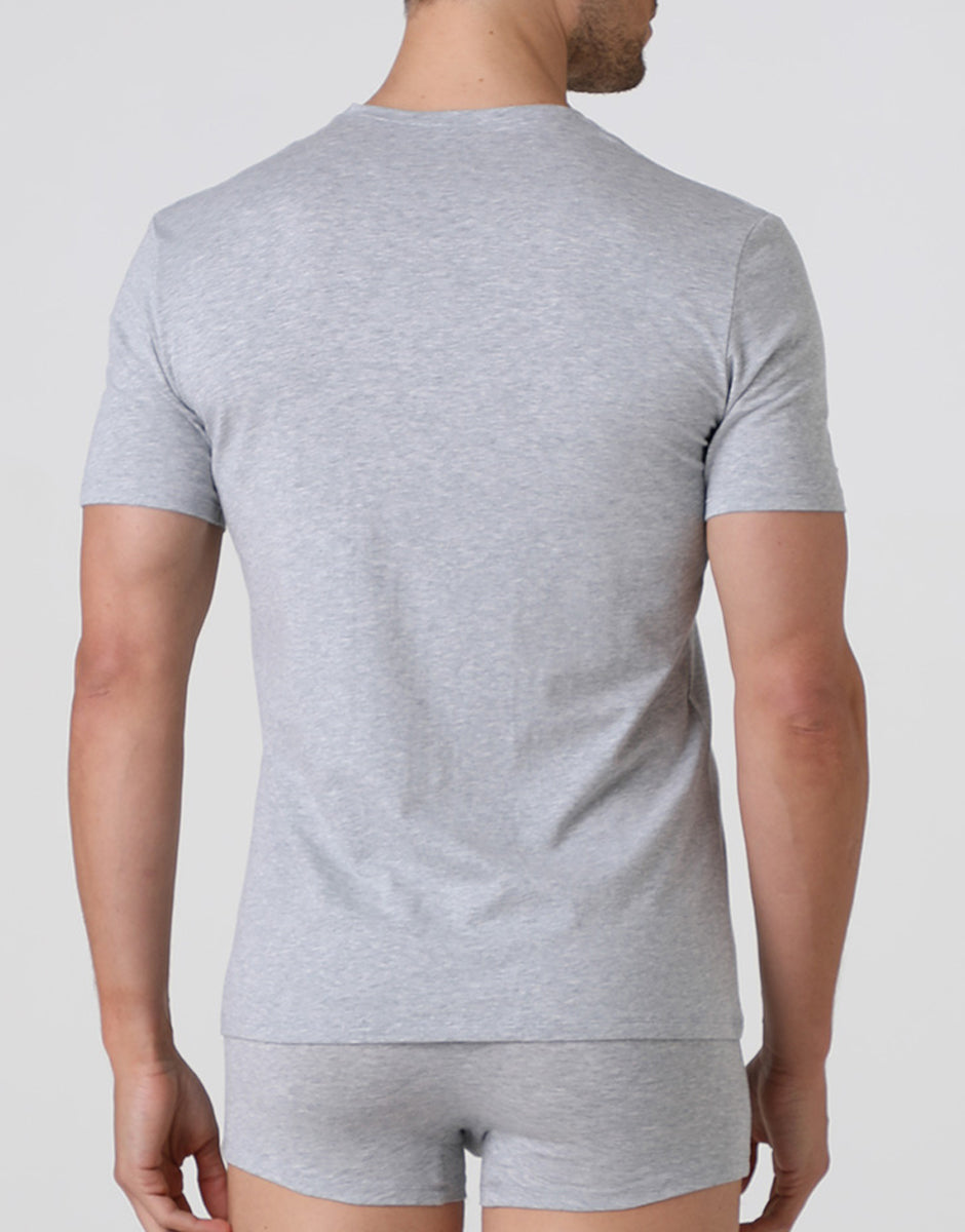 Lovable Basic Soul T-Shirt Cotton Stretch grigio melange taglia 4/M in cotone elasticizzato