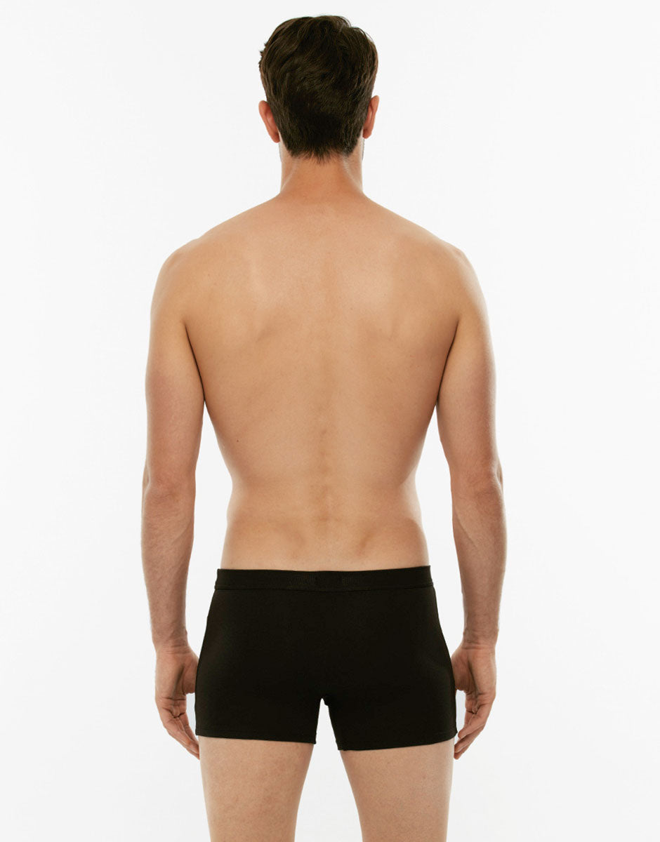 Lovable Value Elegance Cotton Stretch short boxer nero bipack