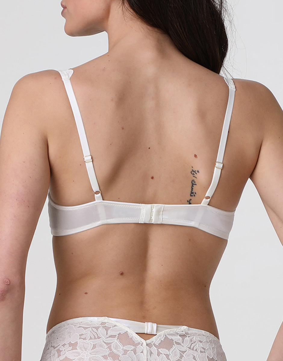 Lovable Garden Flowers Lace Beautiful Lace reggiseno push-up con ferretto bianco latte