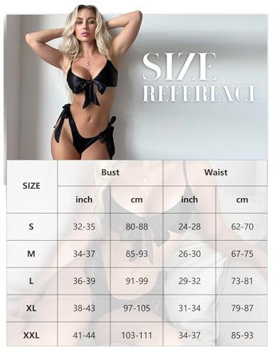RSLOVE Bra & Panty Sets Satin Bow Tie Front completo lingerie Blu taglie S-XXL satinato