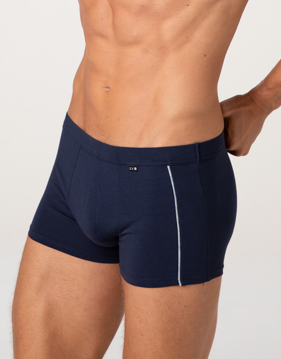 Lovable Value Elegance Dynamic Cotton boxer uomo blu notte cotone elasticizzato