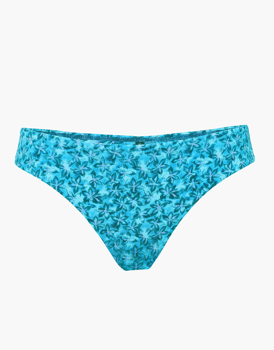 Lovable Glam Shiny Micro Costume brasiliano multicolor fiori lucido