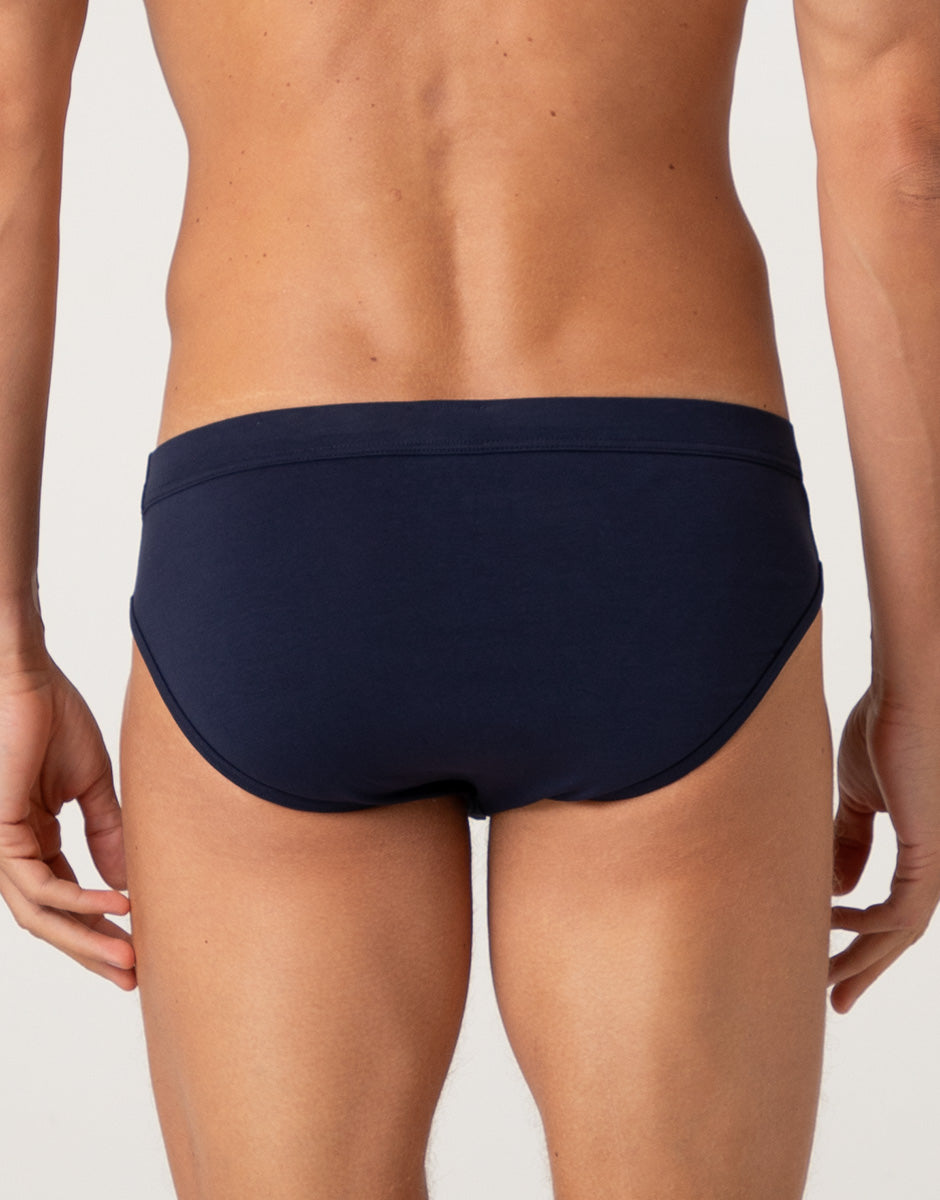 Lovable Lovely Dynamic Cotton slip blu notte in cotone elasticizzato