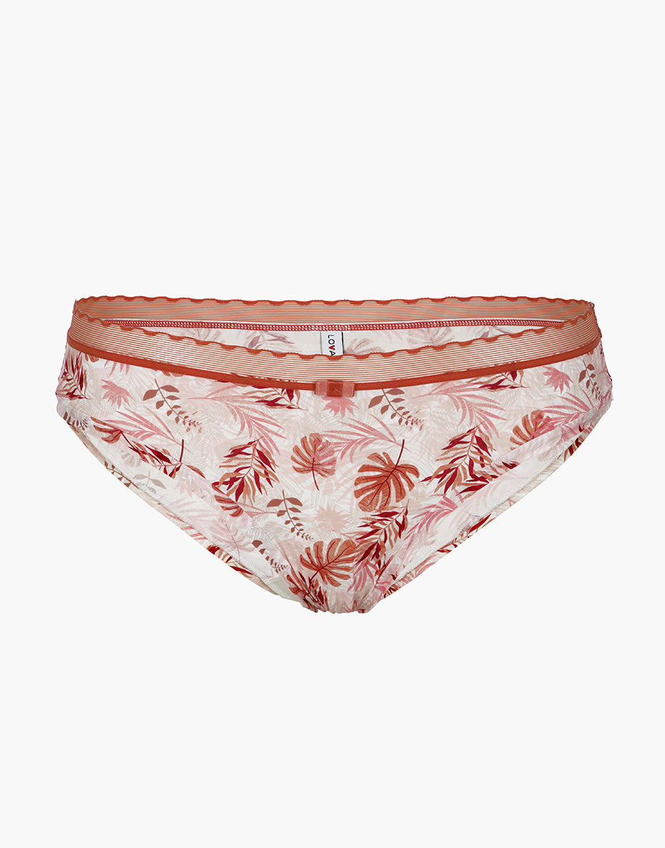 Lovable My Daily Comfort Printed slip rosa polvere stampato in microfibra