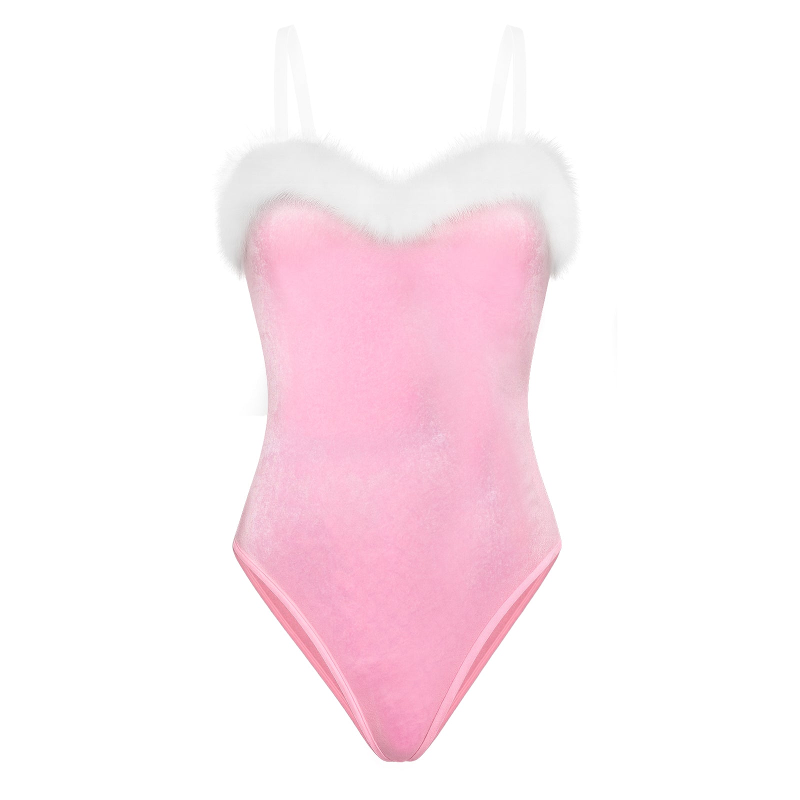RSLOVE Costumes 7 Piece Bunny Costume Teddy Bodysuit Set body nero