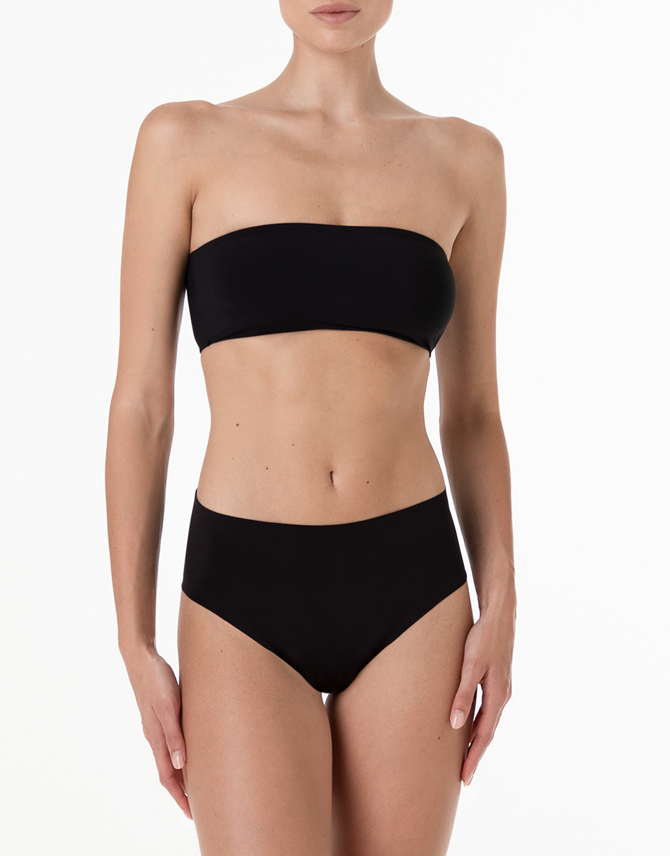 Lovable Second Skin Micro slip midi 2/S nero senza cuciture
