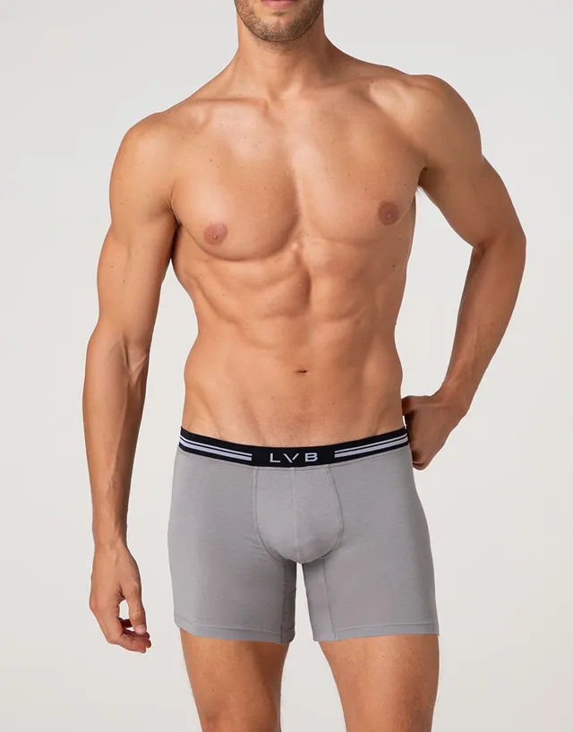 Lovable Value Elegance Comfort 360 Stretch Cotton boxer lungo grigio scuro