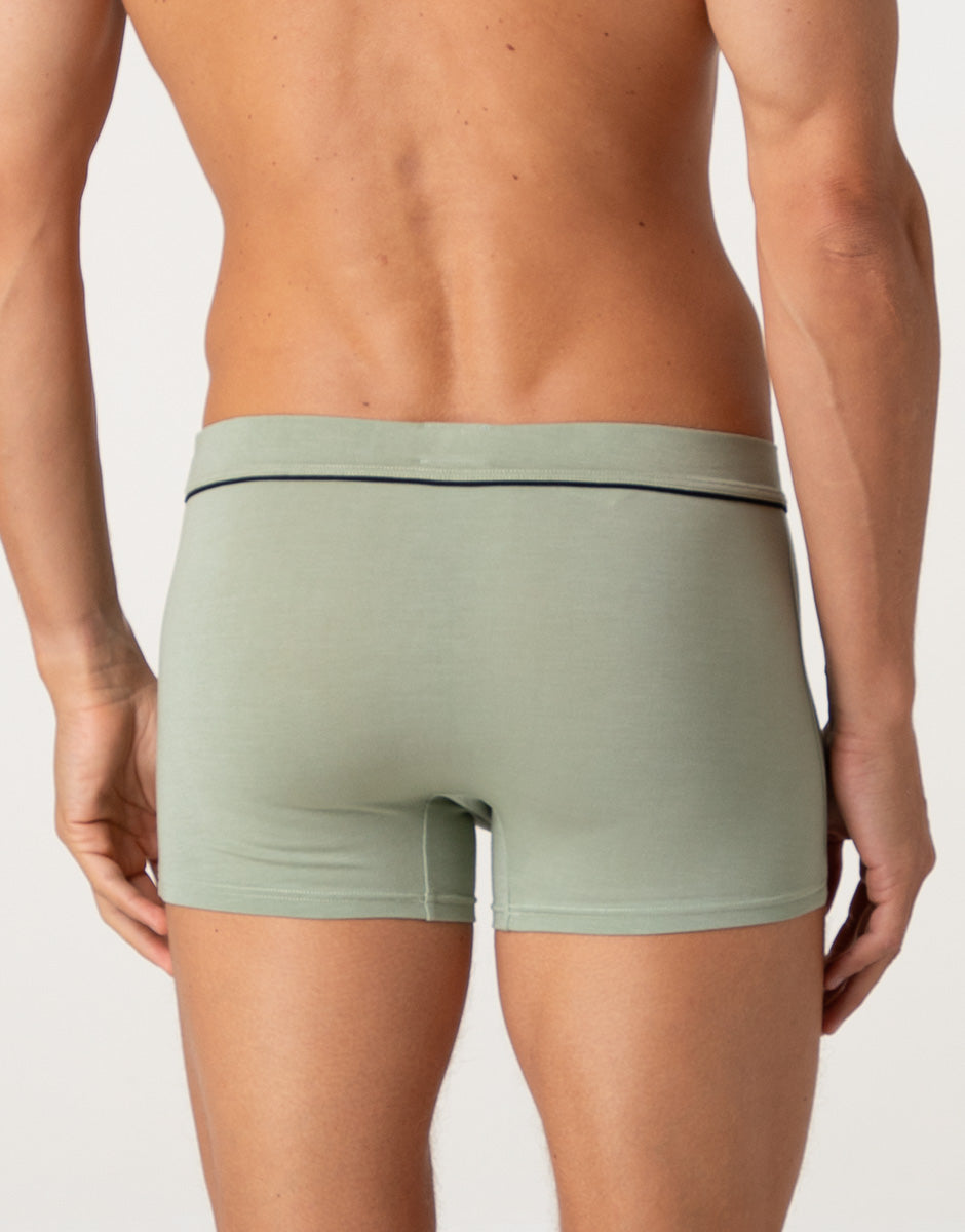 Lovable Value Elegance Modern Cotton Modal boxer uomo salvia