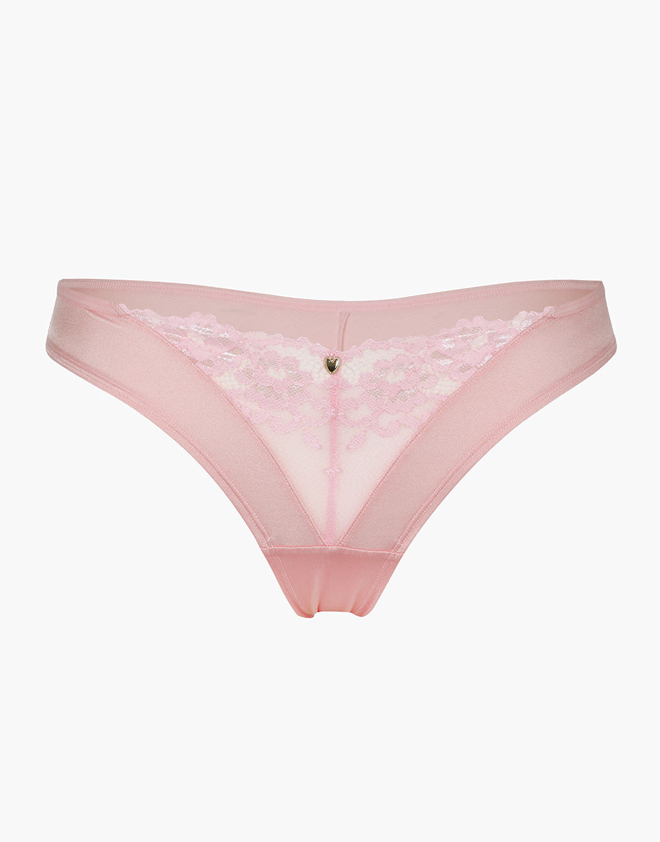 Lovable So Lacy Panties Lux Lace brasiliano rosa confetto in pizzo