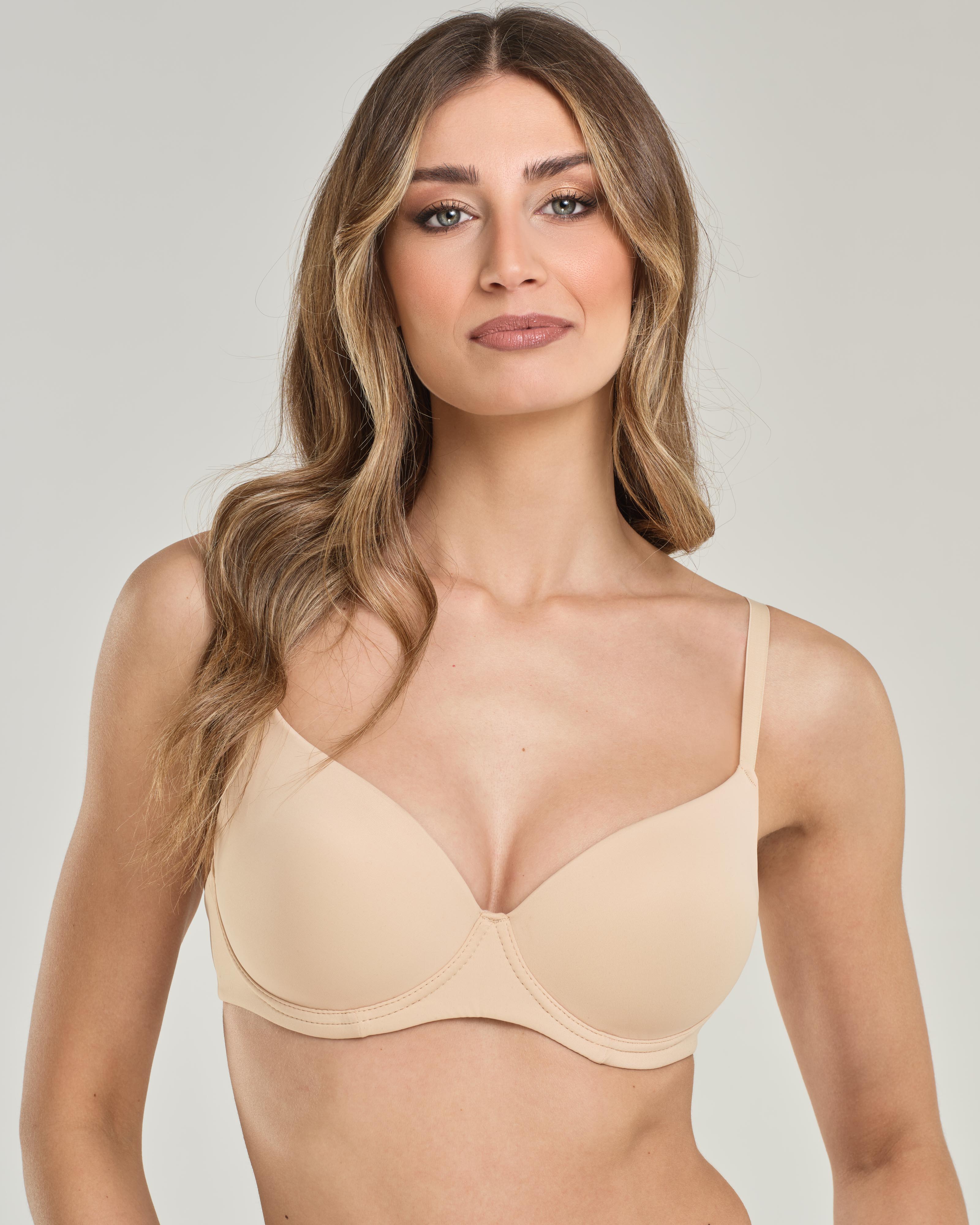 SPIMAN Design Reggiseno balconcino con ferretto Coppa B Nero taglia 2