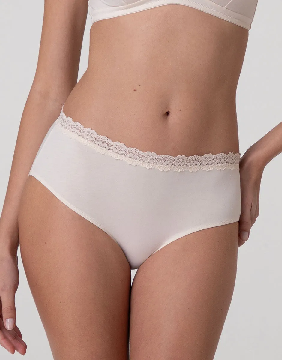Lovable So Lacy Panties Trendy Modal slip alto avorio perlato