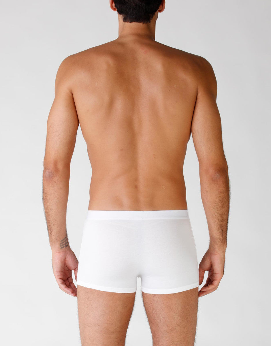 Lovable Value Elegance boxer in cotone elasticizzato bianco x4
