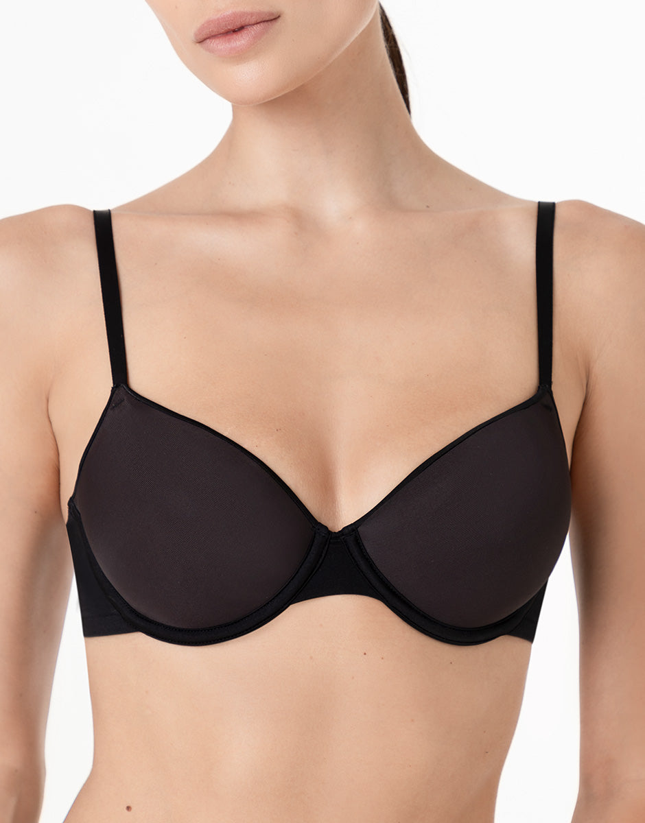 Lovable Invisible Breeze reggiseno con ferretto coppa spacer nero
