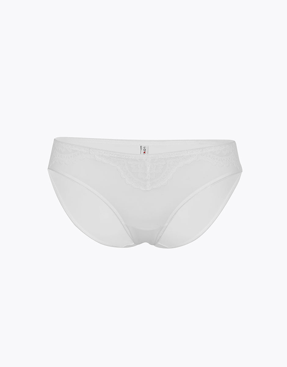 Lovable So Lacy Panties Stylish Lace slip bianco pizzo elastico