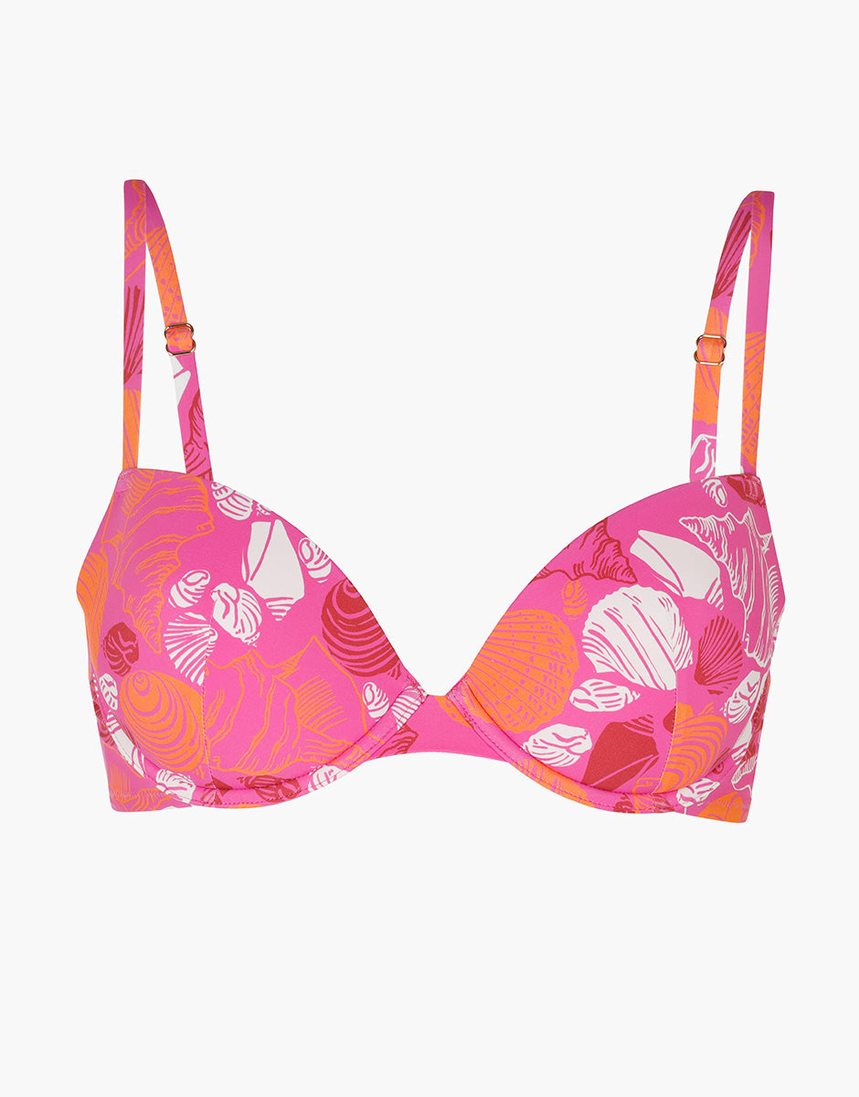 Lovable Glam Shiny Micro Reggiseno Push-Up RCS Recycled costume fucsia