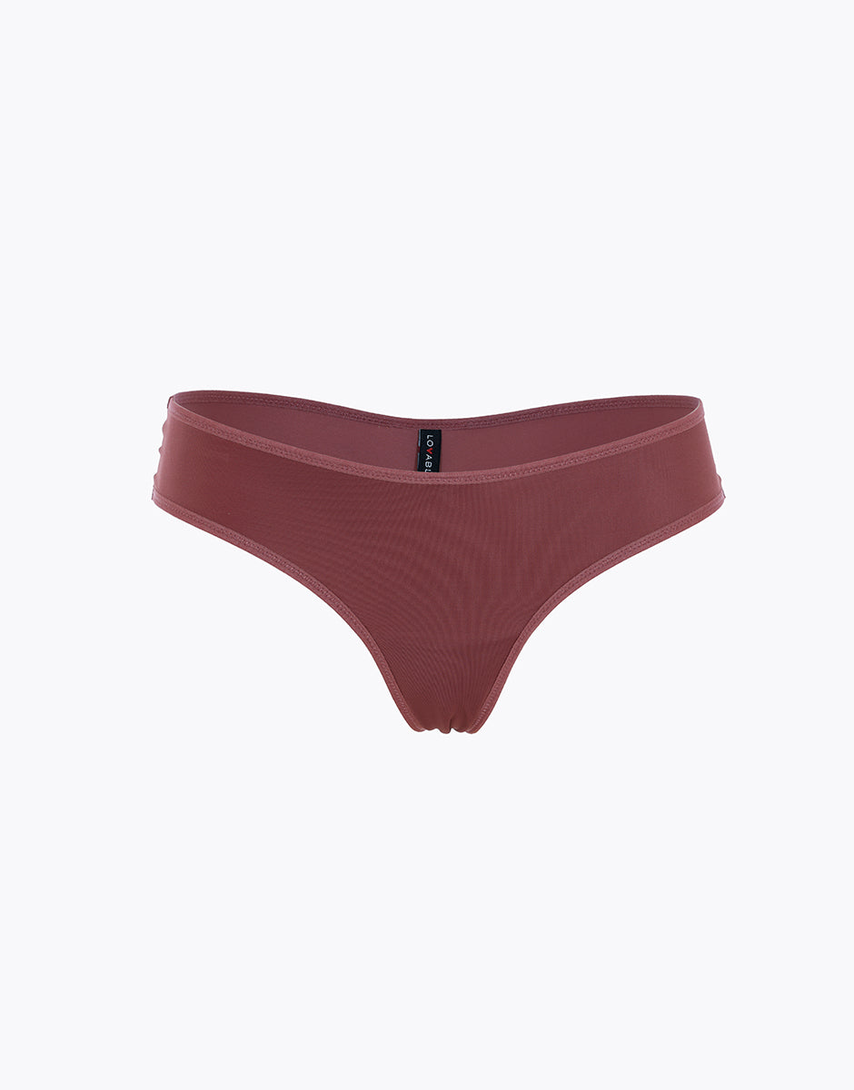 Lovable Invisible Lift Brasiliano microfibra rosso amaranto 2/S–5/XL