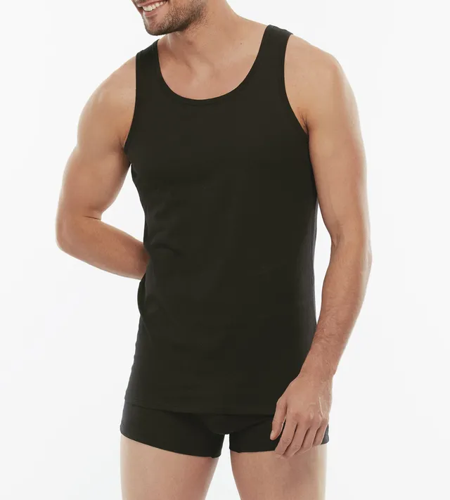Lovable Basic Soul Canotte 100% Pure Cotton canotta nera
