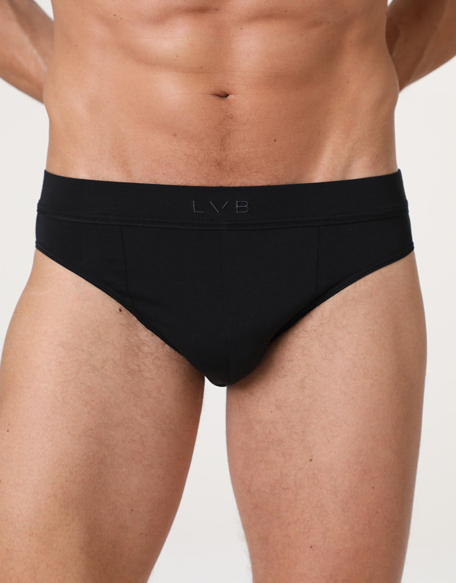 Lovable Lovely Modern Cotton Modal slip nero uomo