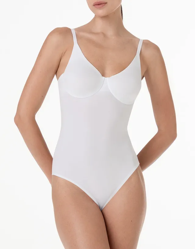 Lovable Invisible Essence body con ferretto bianco microfibra coppe non imbottite