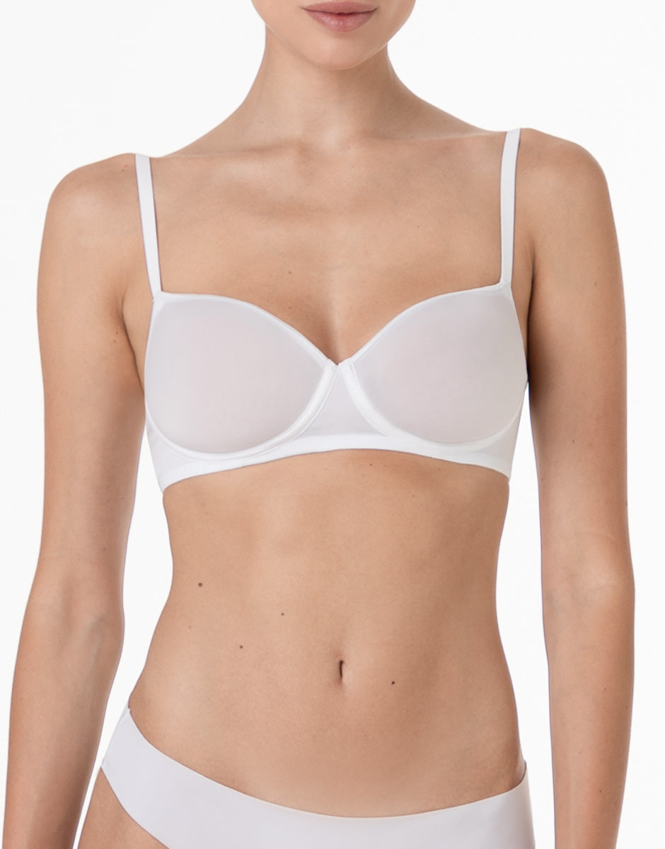 Lovable Invisible Breeze reggiseno senza ferretto coppa Spacer bianco