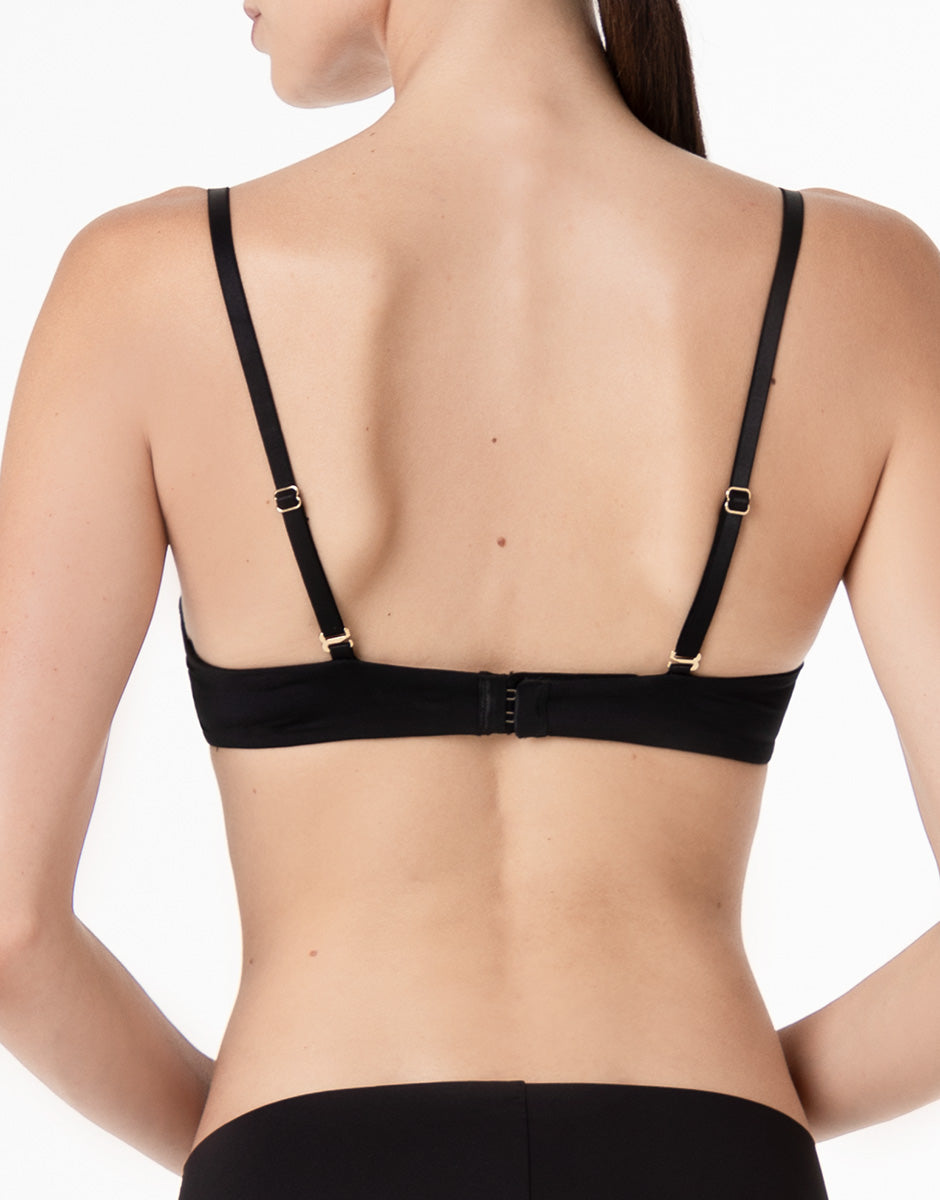 Lovable Invisible Breeze reggiseno senza ferretto nero coppa spacer