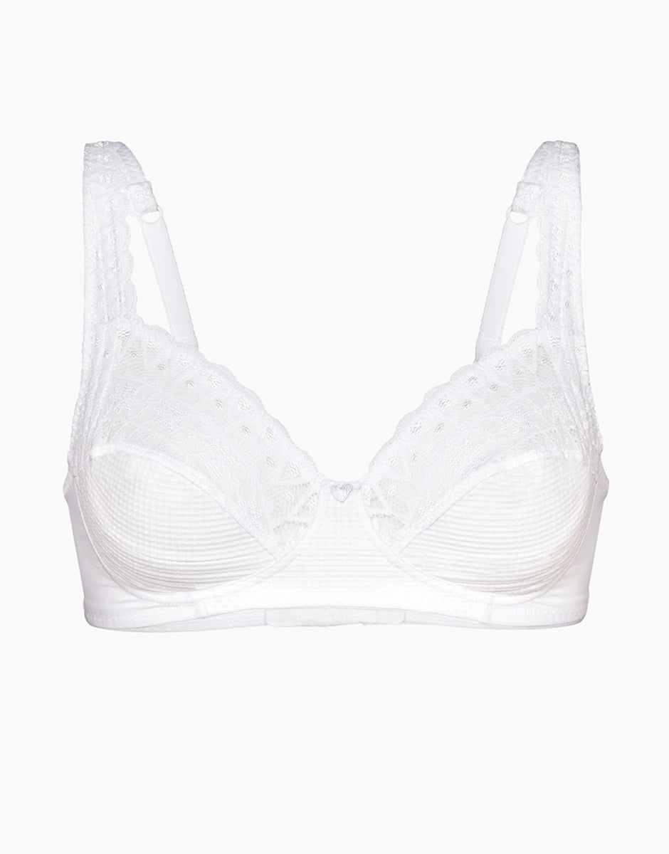 Lovable Lov'ring L5240 reggiseno senza ferretto bianco medio sostegno cotone