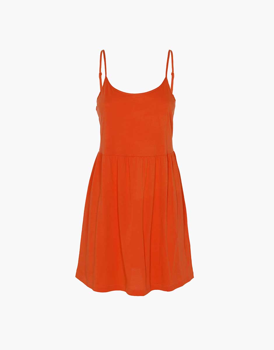 Lovable Basic Soul Abitino con Spalline in cotone pesca