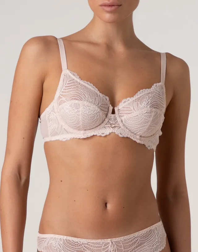 Lovable Garden Flowers Lace Daily Lace reggiseno con ferretto rosa cipria