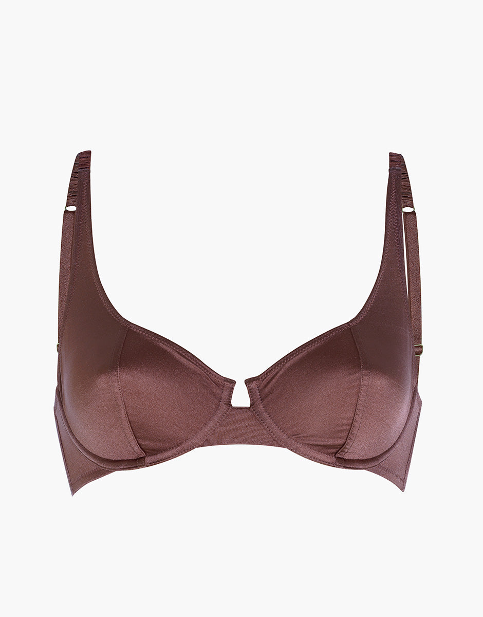 Lovable Invisible Lift Blowball Lacy Micro Reggiseno con ferretto nocciola