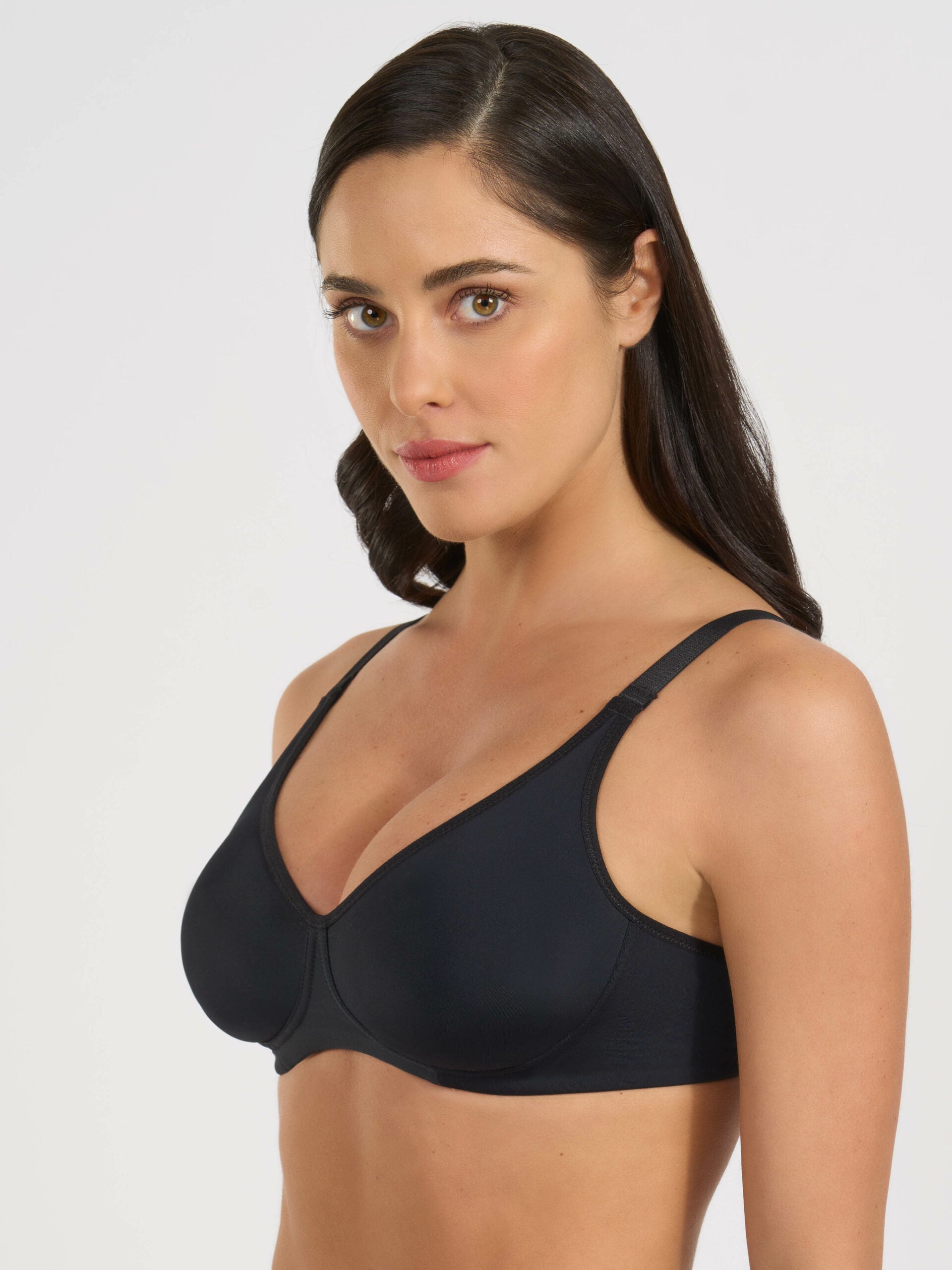 SPIMAN Design reggiseno in microfibra con coppe preformate