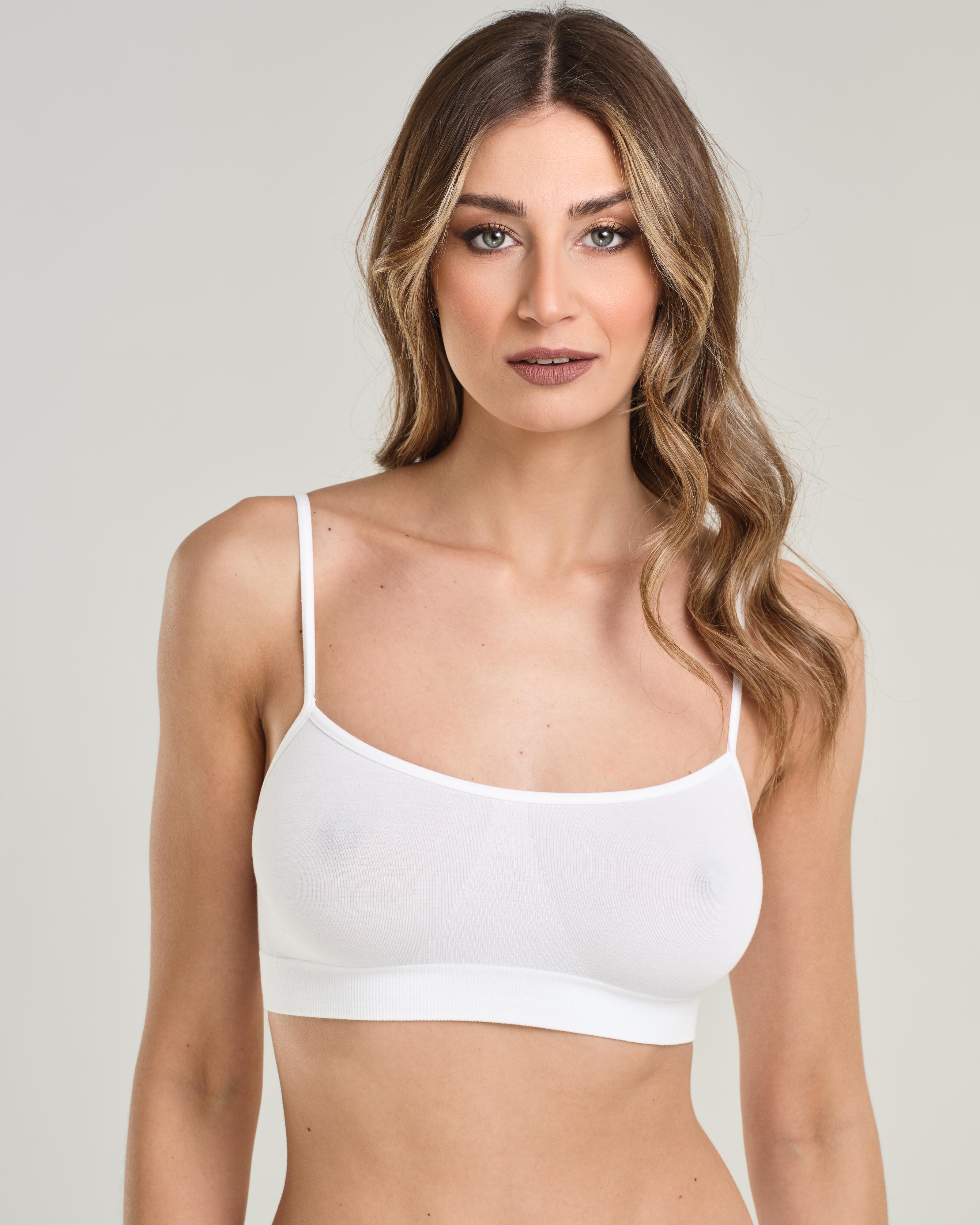 SPIMAN #Lifestyle Bamboo bralette Melange traspirante