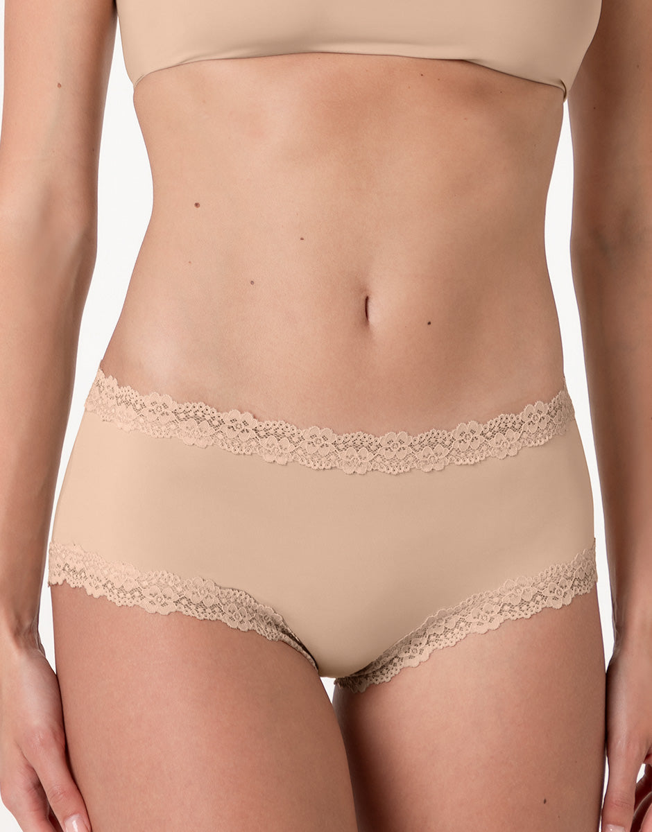 Lovable So Lacy Panties Lacy Micro culotte microfibra nudo chiaro