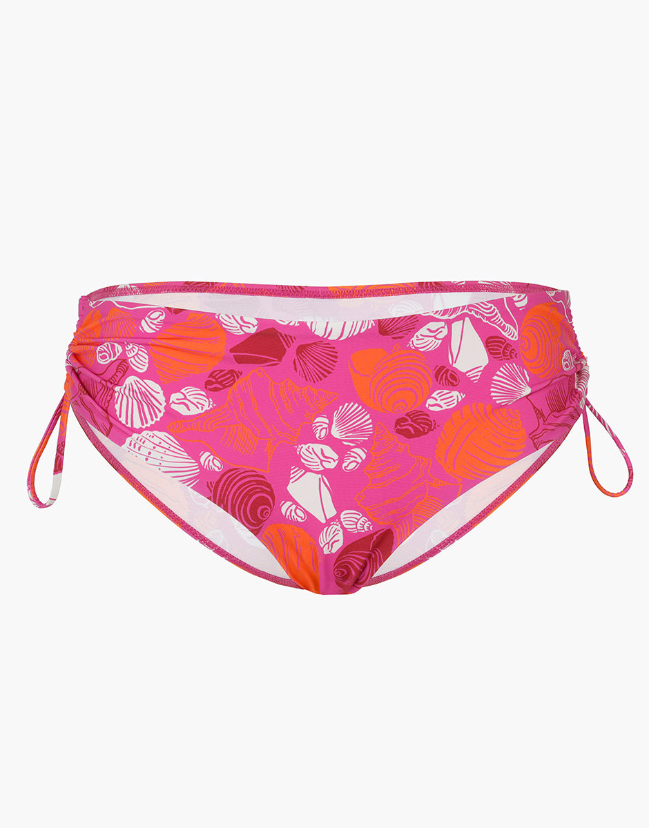 Lovable Glam Shiny Micro RCS Recycled slip costume alto fucsia conchiglie