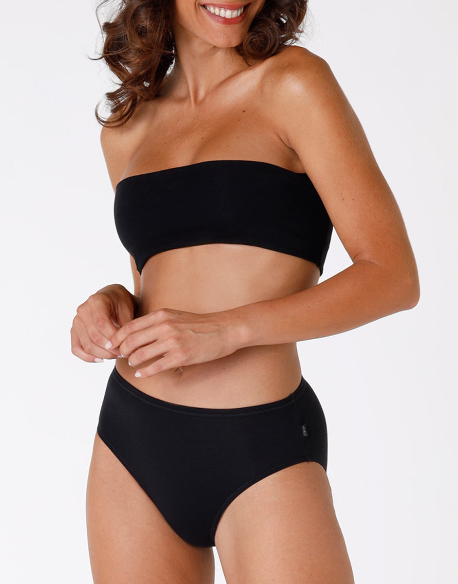 Lovable Lovely slip midi nero cotone modal vellutato
