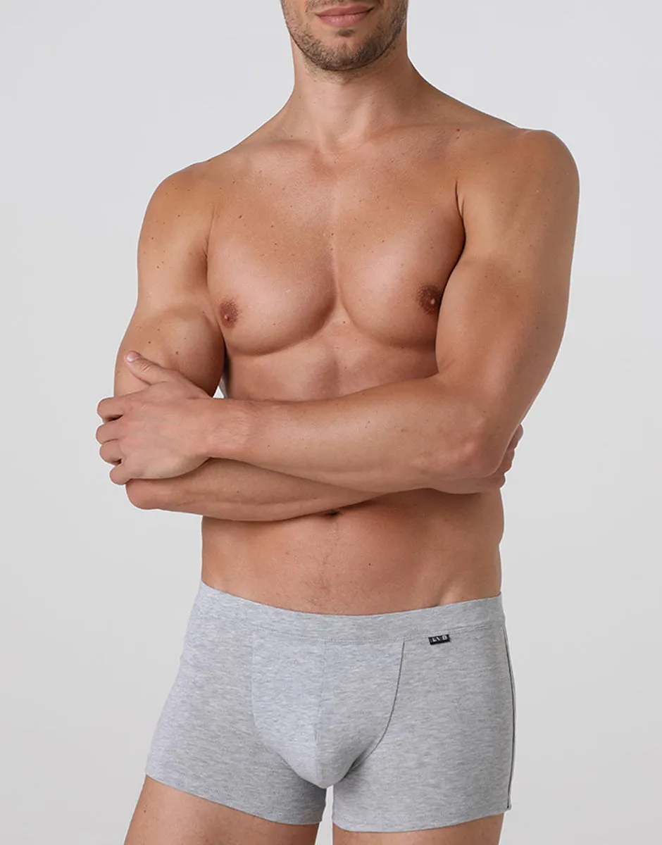 Lovable Value Elegance Short boxer Cotton Stretch grigio melange 1 pezzo cotone elasticizzato