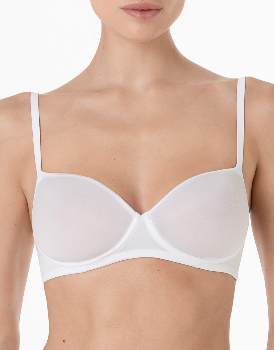 Lovable Invisible Breeze reggiseno senza ferretto coppa Spacer bianco