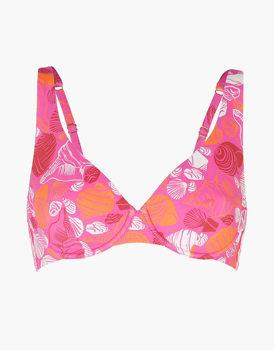 Lovable Glam Shiny Micro RCS Recycled reggiseno vela fucsia 3B