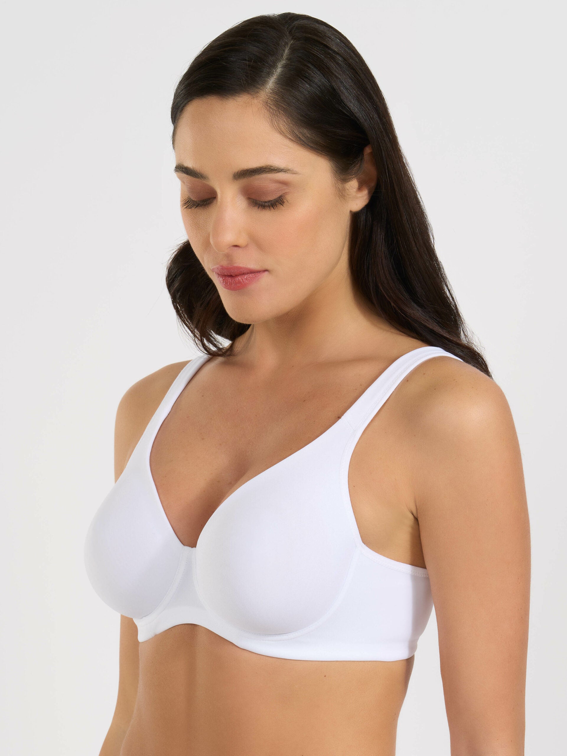 SPIMAN Design reggiseno con ferretto in microfibra coppa C-F
