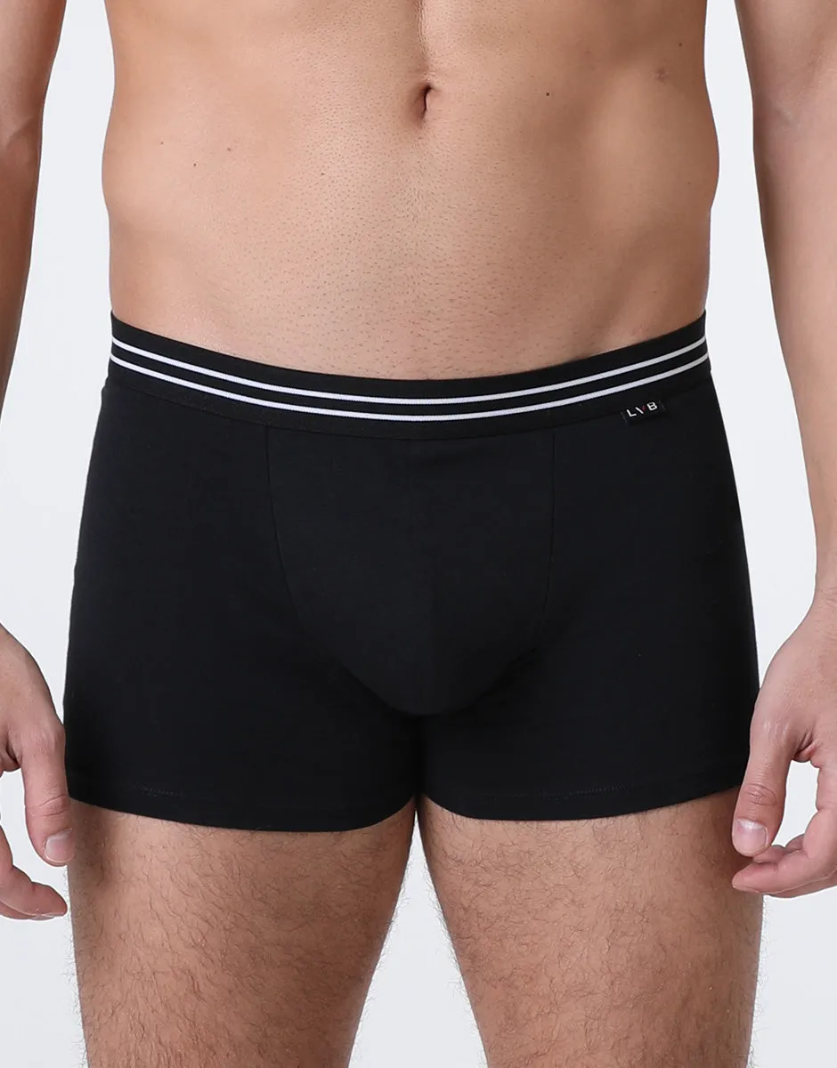 Lovable Value Elegance Basic Multipack boxer bipack nero in cotone elasticizzato
