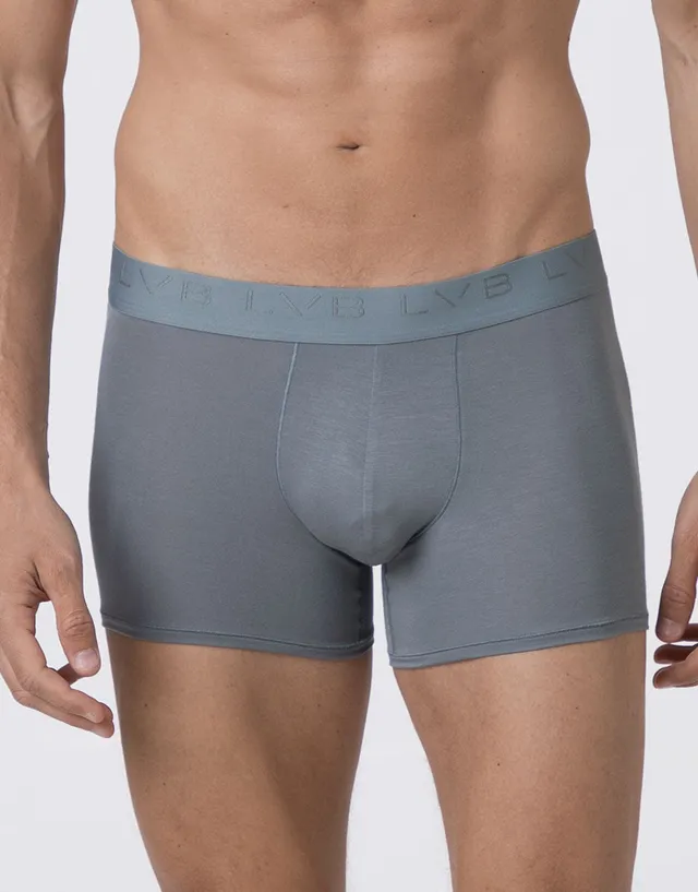 Lovable Value Elegance Boxer Lungo Ultra Stretch Modal carta da zucchero scuro