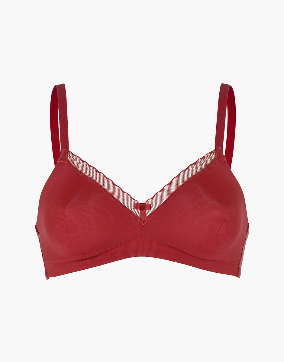 Lovable My Daily Comfort reggiseno senza ferretto rosso lampone