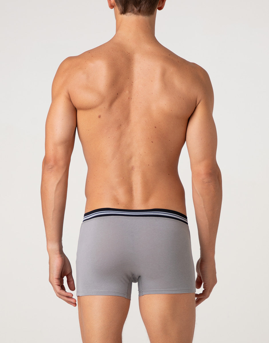 Lovable Value Elegance Comfort 360 Stretch Cotton boxer grigio scuro cotone elasticizzato