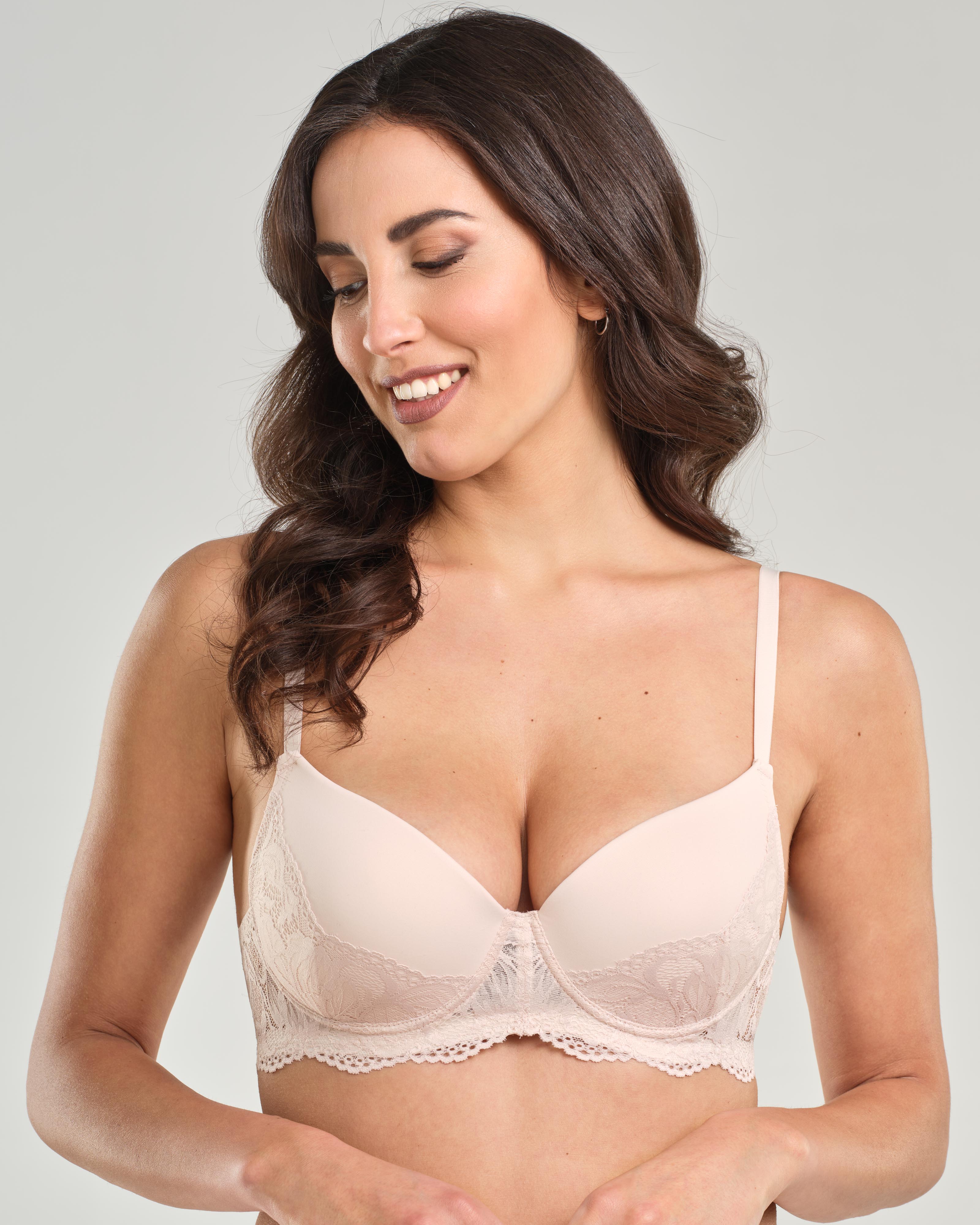 SPIMAN Monamour Reggiseno con ferretto bianco coppa B