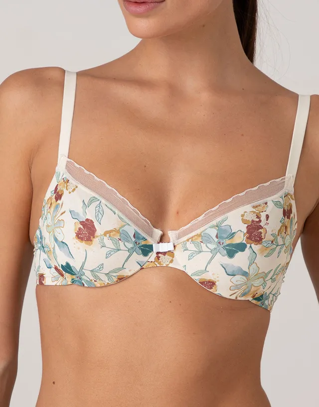 Lovable My Daily Comfort Printed reggiseno avorio perlato a fiori
