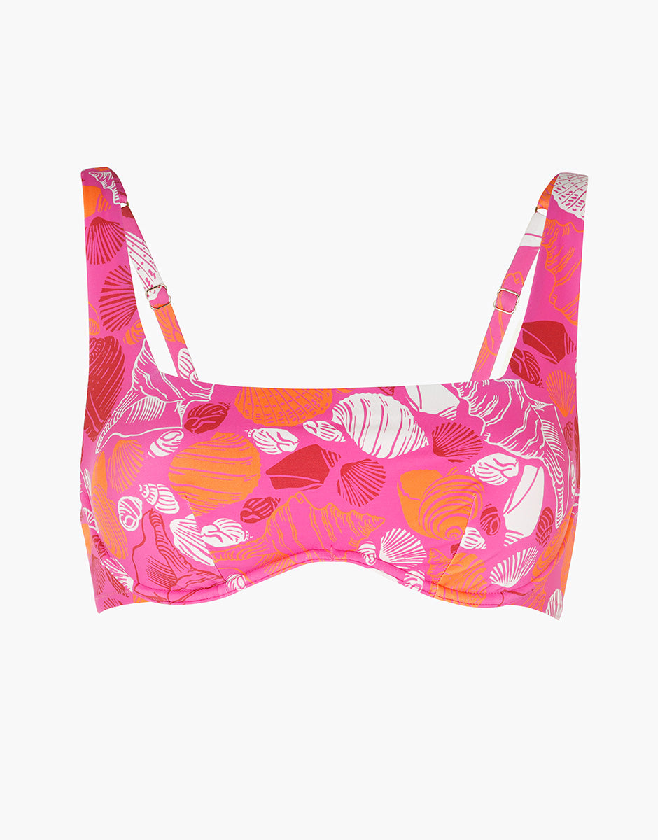 Lovable Glam Shiny Micro Reggiseno brassiere RCS Recycled 3B fucsia