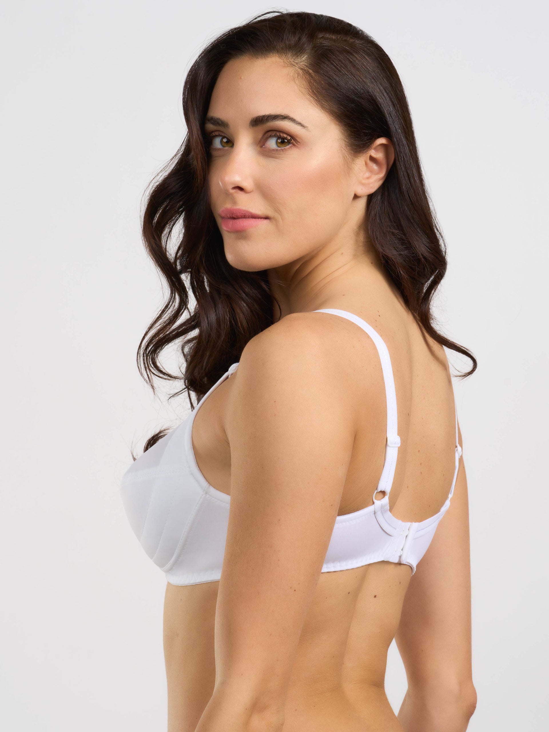 SPIMAN Millennial Reggiseno senza ferretto bianco coppa C