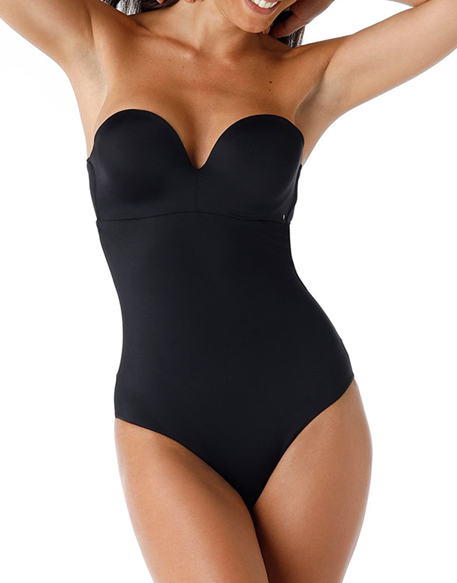 Lovable Body Bliss body strapless nero taglia 3B-5D microfibra