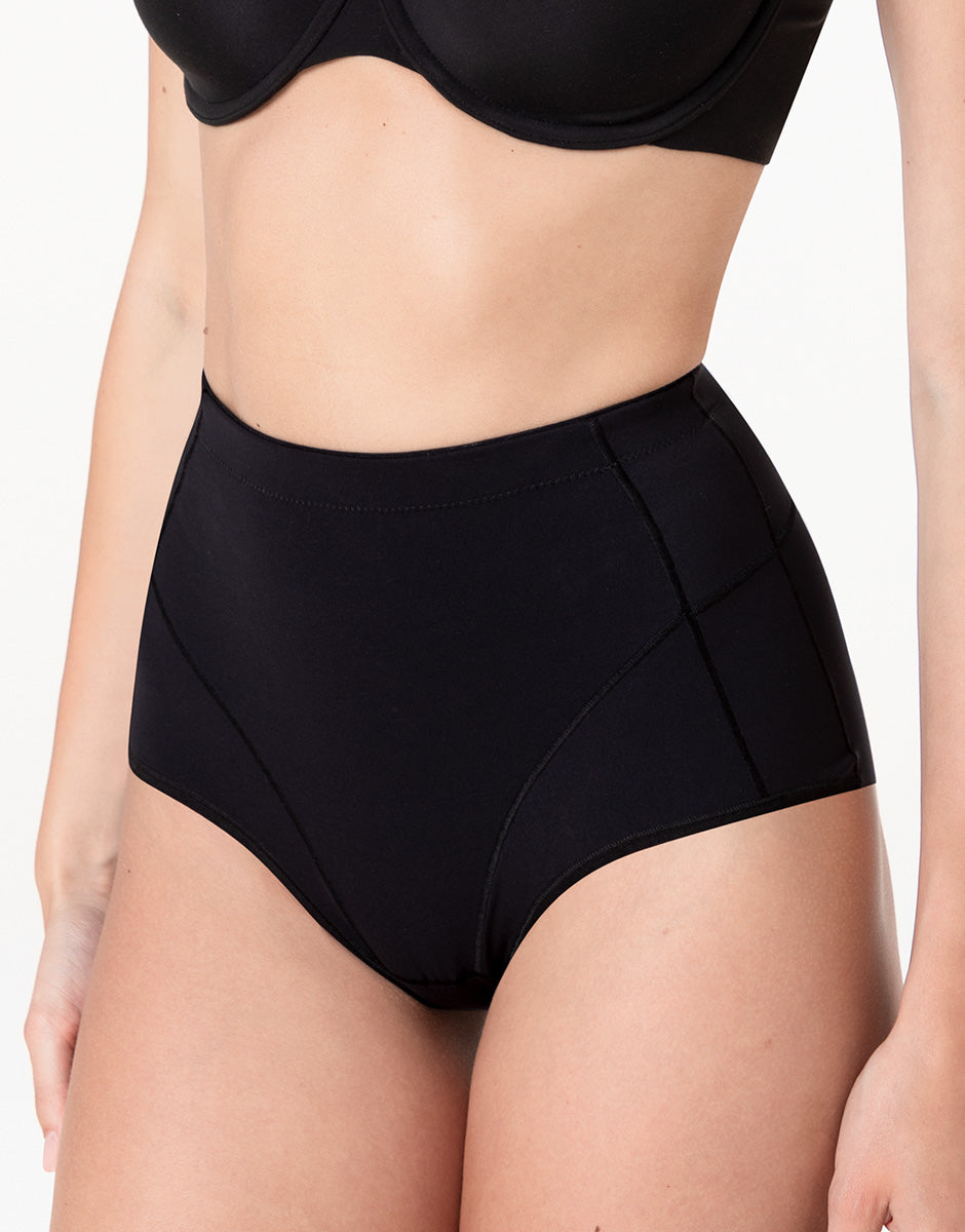 Lovable Body Bliss Sculpt Shaping guaina midi nera modellante